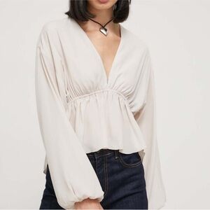 NWT Abercrombie & Fitch Blush Women's Blouse